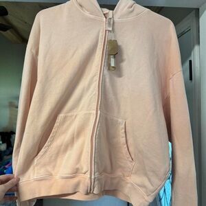 SKIMS Blush Zip-Up Jacket
